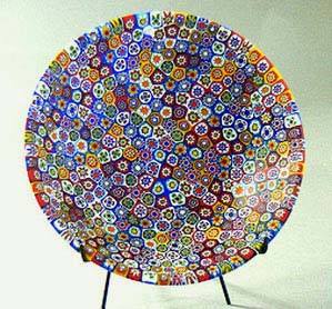 Fused Millefiori Bowl